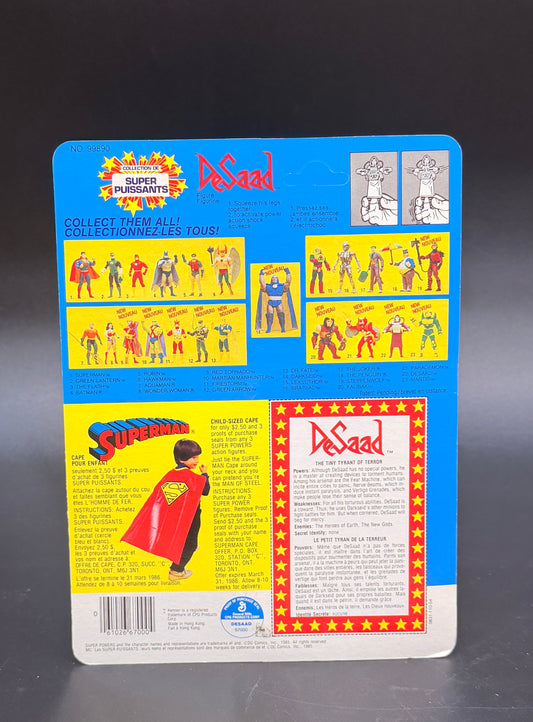 "Desaad" Super Powers Collection Action Figure Kenner 1985 (unpunched)