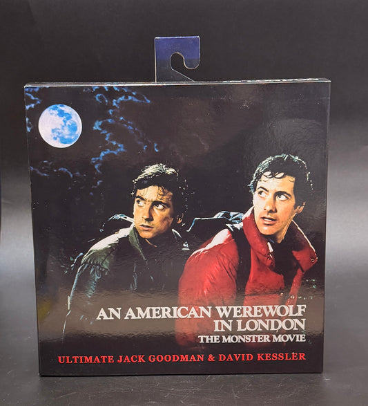 "Jack and David" An American Werewolf In London Action Figure 2 Pack Set NECA 2024