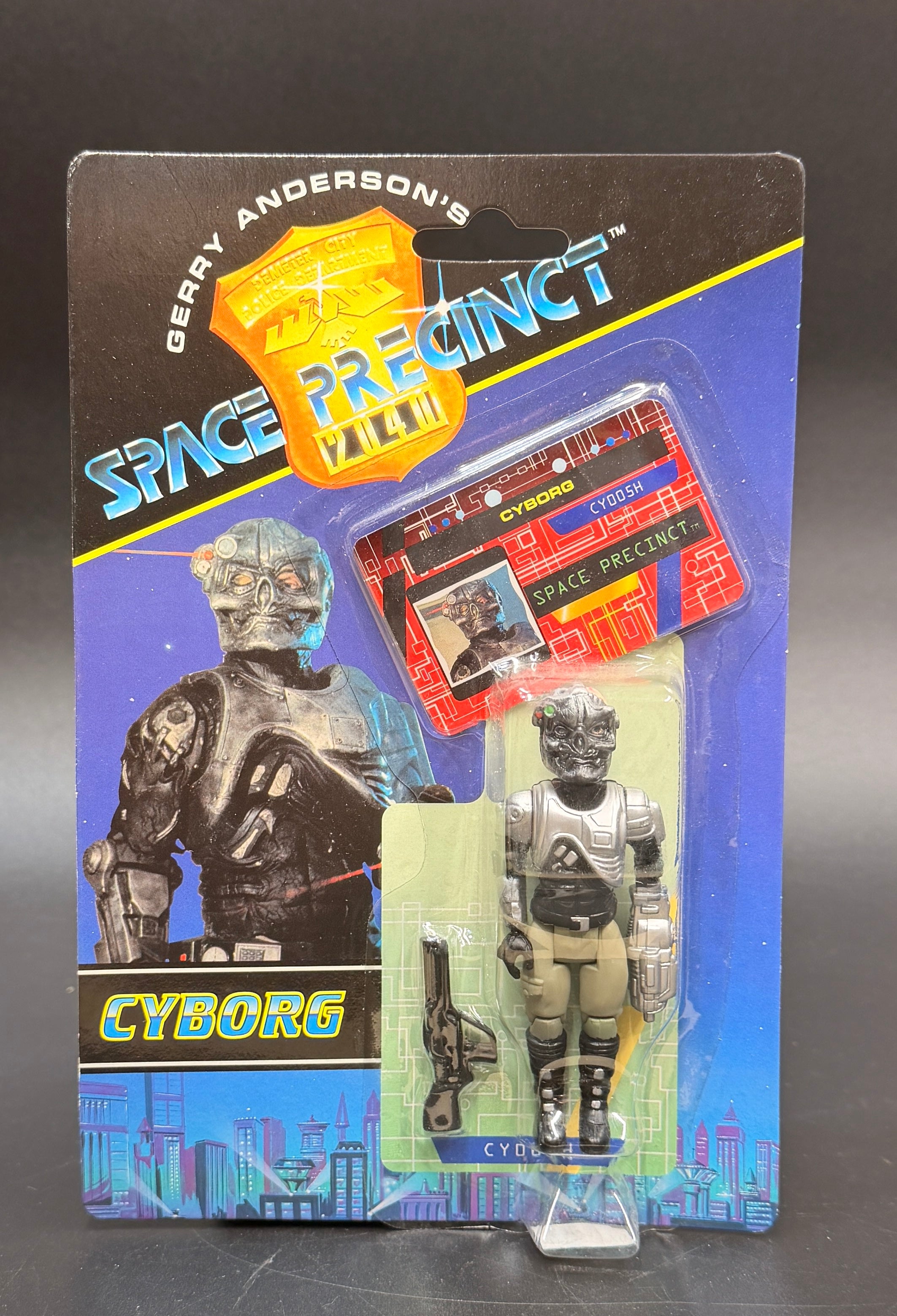 Cyborg Space Precinct 2040 Action Figure Vivid Imaginations 1994 (Canadian)