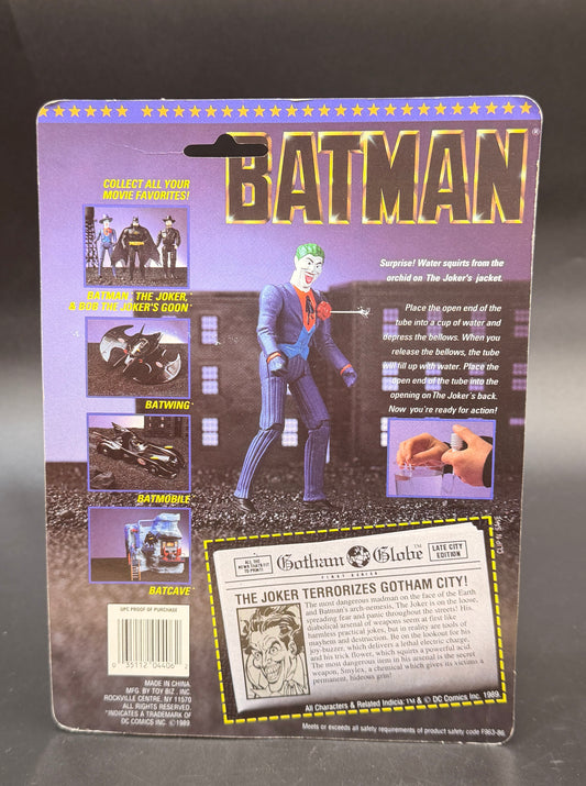 "The Joker" (With Squirting Orchid) Batman Action Figure ToyBiz 1989