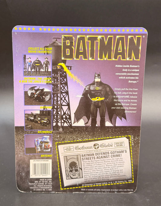 "The Batman" (With Bat-Rope) Batman Action Figure ToyBiz 1989