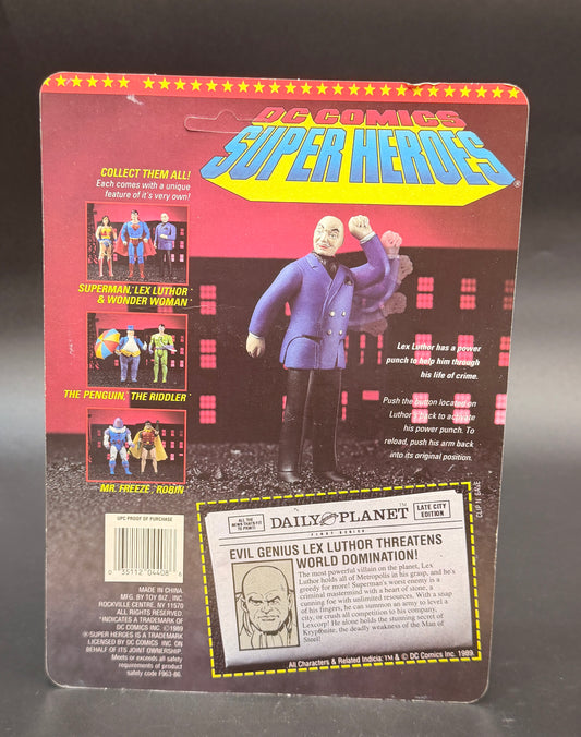 "Lex Luthor" (With Power Punch) DC Super Heroes Action Figure ToyBiz 1989