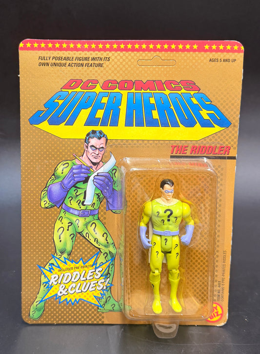 "Riddler" (With Riddles and Clues) DC Super Heroes Action Figure ToyBiz 1989