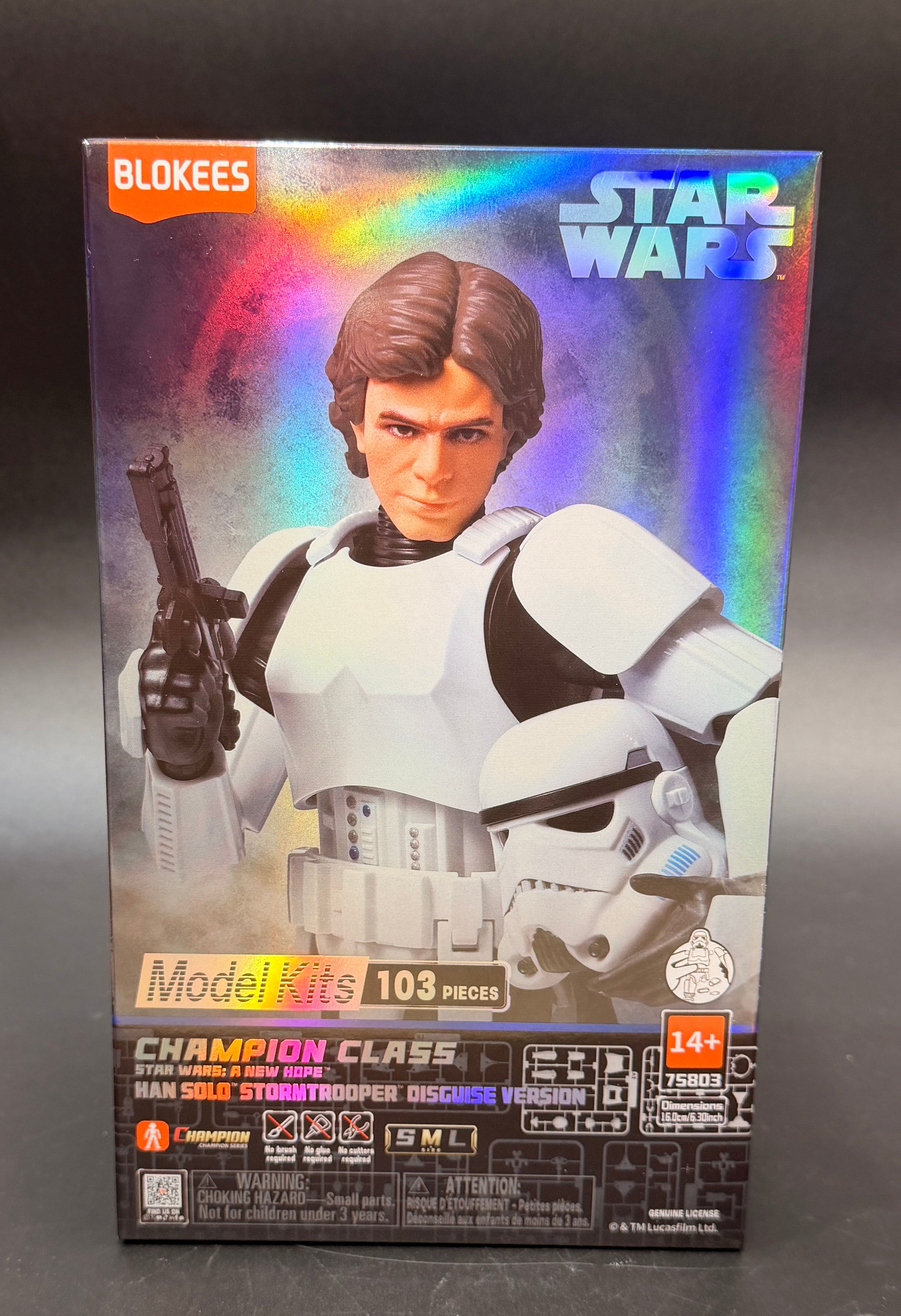 Han Solo (Stormtrooper Variant) Star Wars: A New Hope Blokees Model Kit