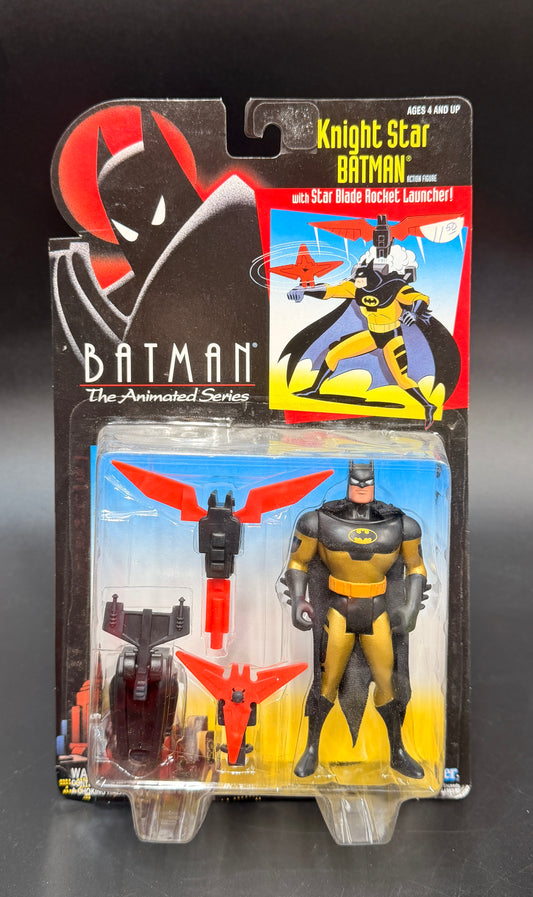 "Knight Star Batman" (with Star Blade Rocket launcher) Batman: The Animated Series Action Figure Kenner 1993