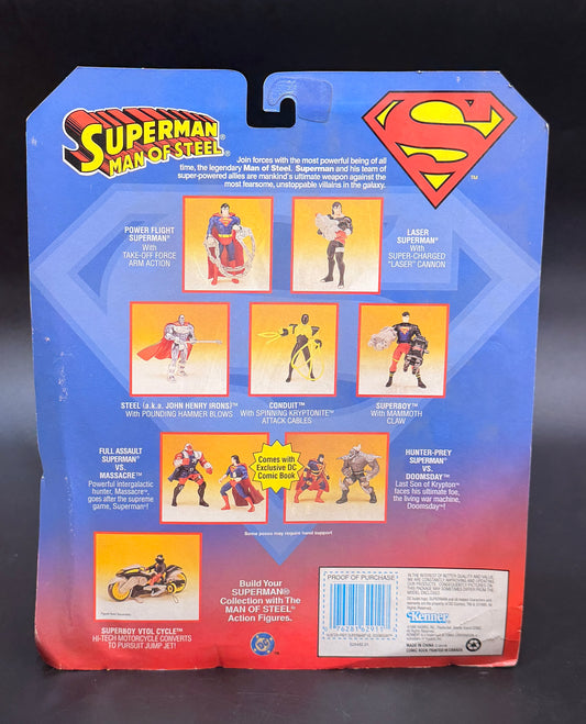 "Hunter-Prey Superman Vs. Doomsday" (with Comic) 2 Pack Superman: Man of Steel Action Figure Kenner 1995