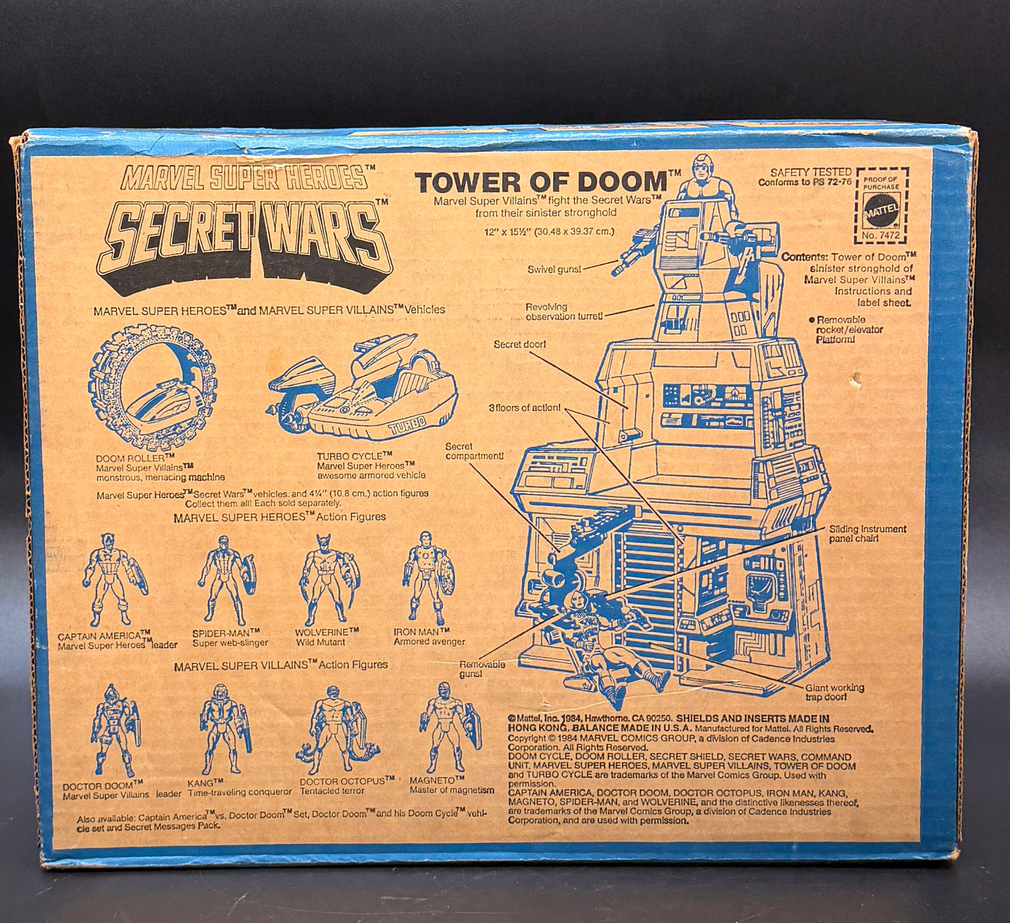 "Tower of Doom" Secret Wars Mattel 1984