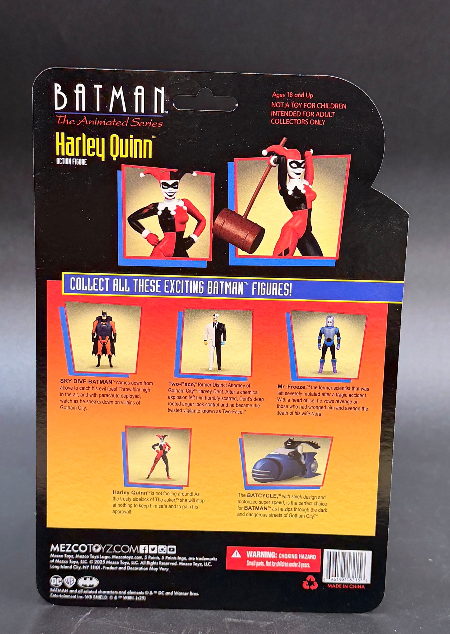 "Harley Quinn" Batman: The Animated Series (Series 2) 3.75 in. Action Figure Mezco 5 Points 2025