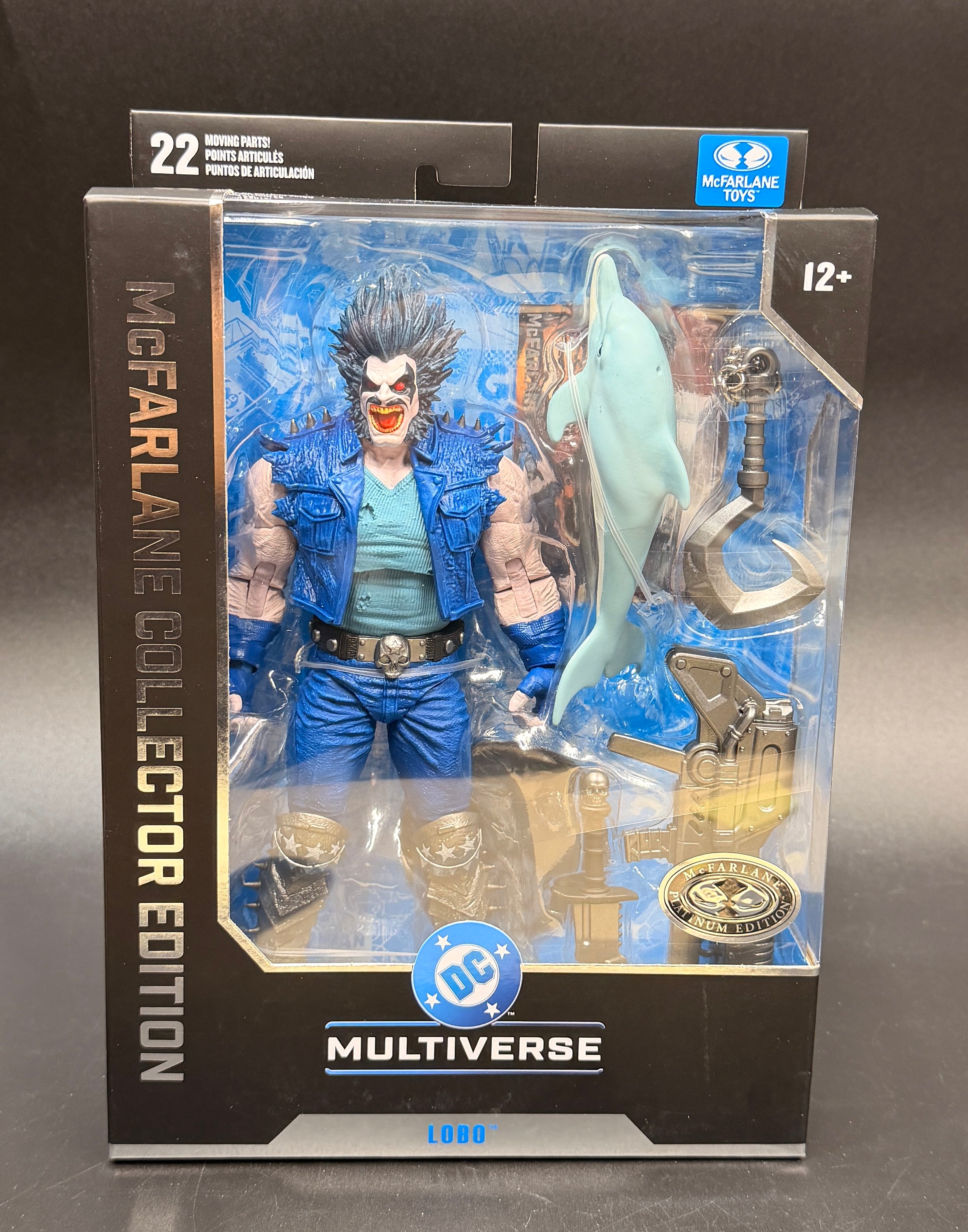 Lobo (DC Classics) DC Multiverse Collectors Edition – Platinum Chase Variant Action Figure | McFarlane Toys