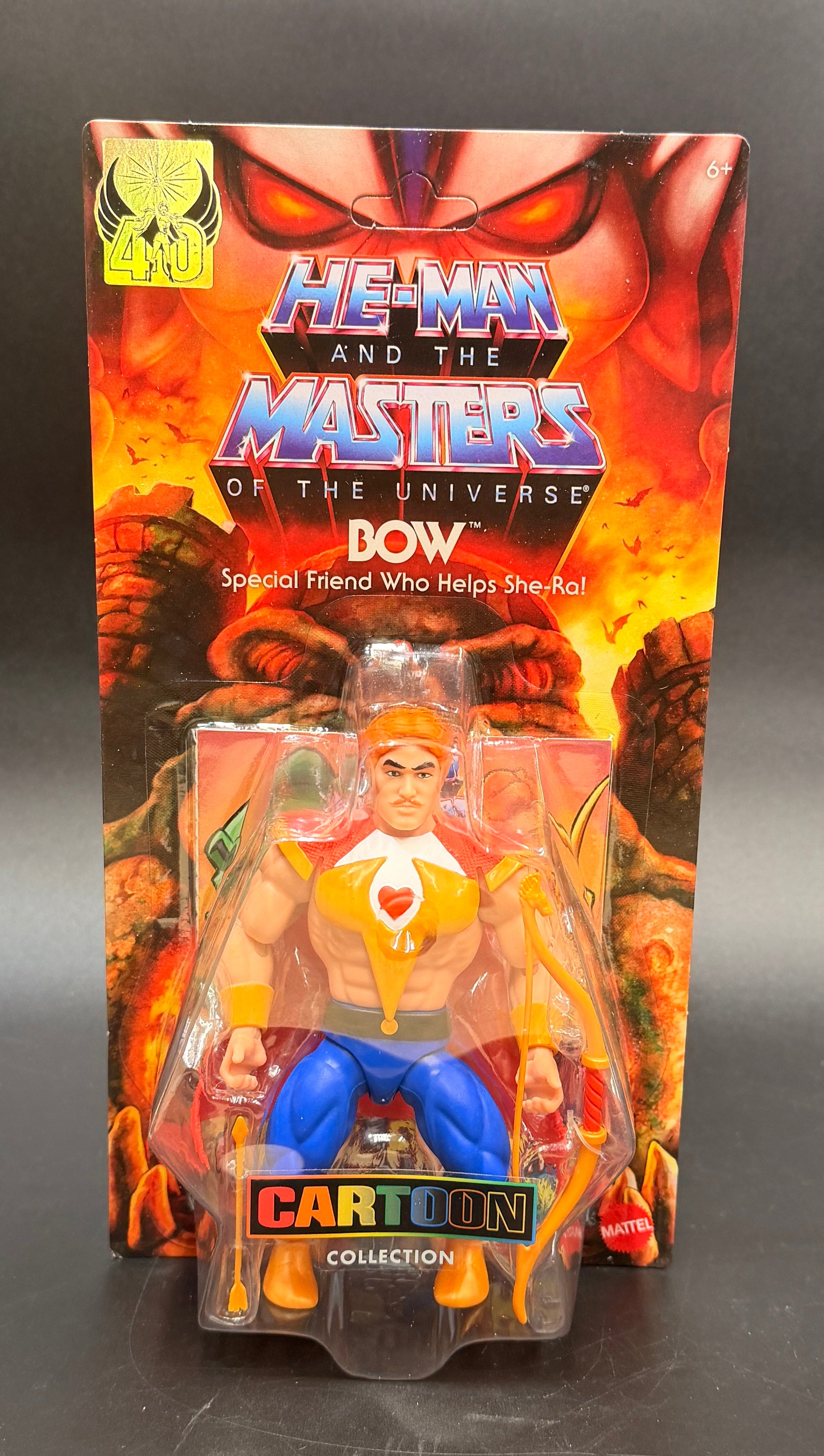 Bow He-Man and the Masters of the Universe 40th Anniversary Cartoon Collection Figure Mattel 2024