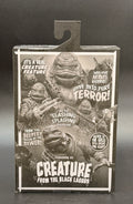 Creature from the Black Lagoon (Leonardo) Teenage Mutant Ninja Turtles X Universal Monsters (Black and White Variant) Action Figure NECA 2025