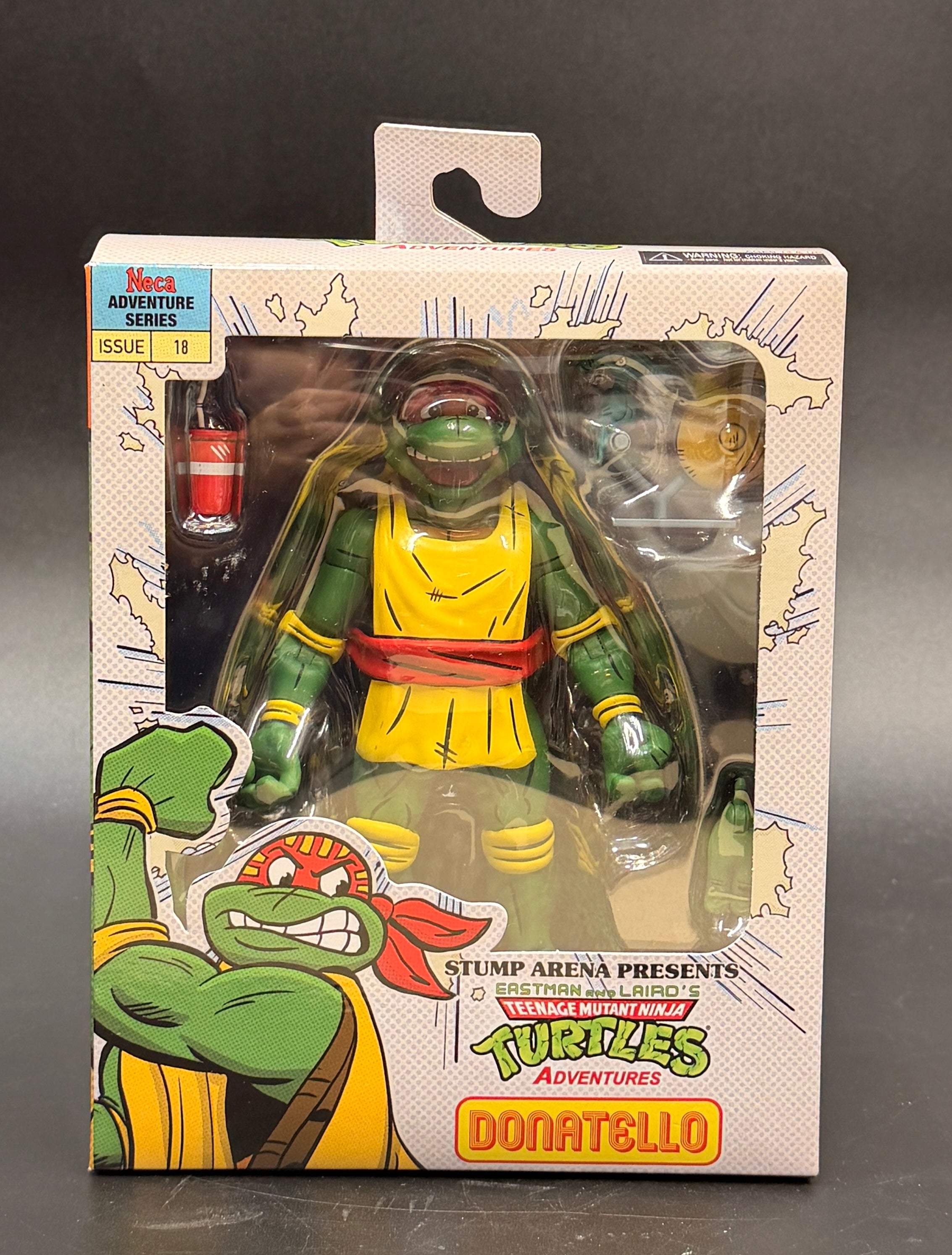 Donatello (Stump Arena) Teenage Mutant Ninja Turtles Adventures Action Figure NECA 2026