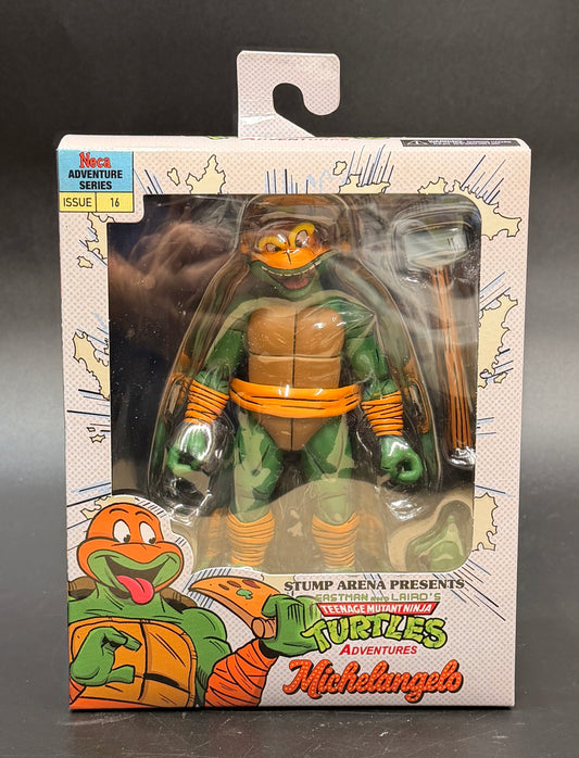 Michelangelo (Stump Arena) Teenage Mutant Ninja Turtles Adventures Action Figure NECA 2026