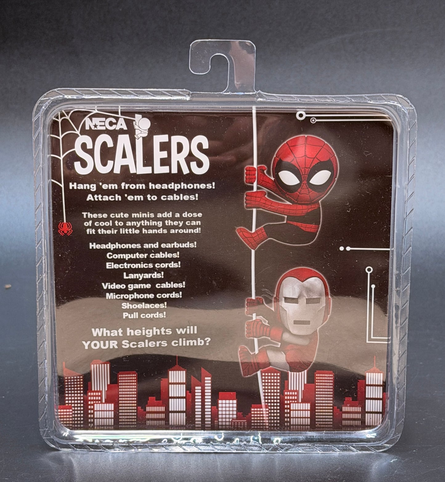 Spider-Man and Iron Man Scalers Mini Figure 2 Pack SDCC Exclusive Marvel NECA