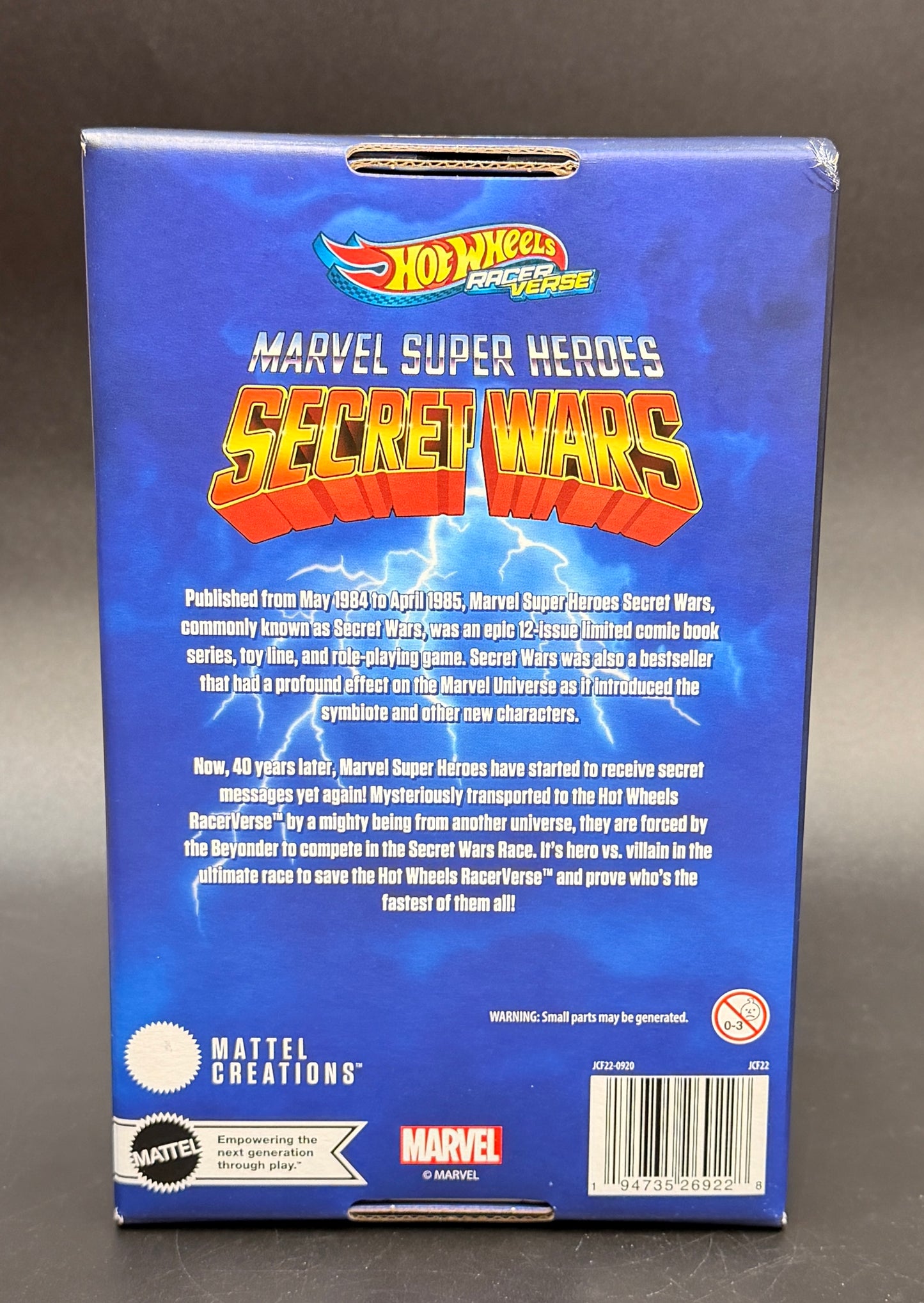 Secret Wars RacerVerse Marvel Super Heroes Mattel Hot Wheels 2023