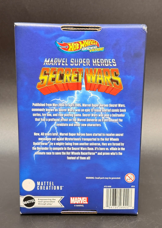 "Secret Wars" RacerVerse Marvel Super Heroes Mattel Hot Wheels 2023