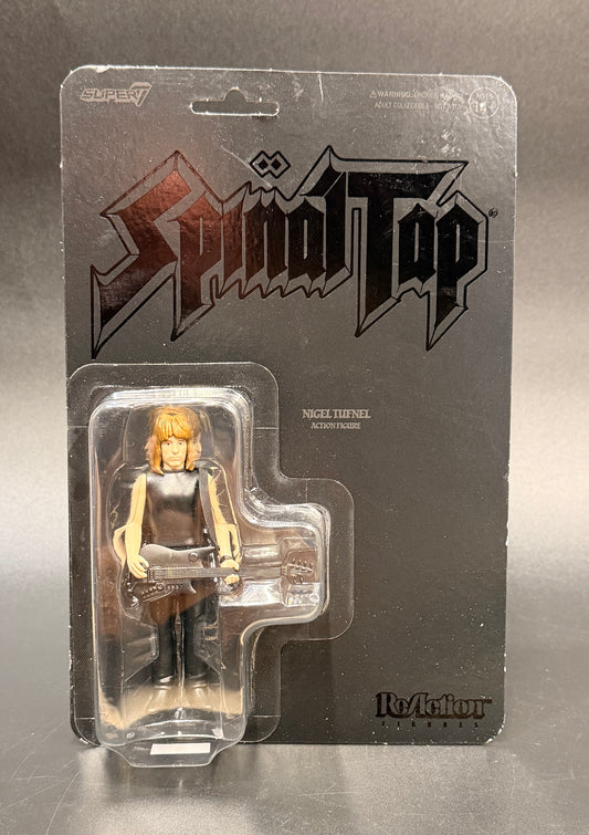 Nigel Tufnel (None More Black Version) Spinal Tap 3.75 in. Action Figure ReAction Super7