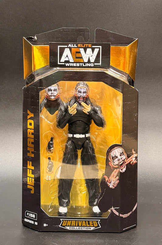 "Jeff Hardy" (#156) AEW: Unrivaled Collection Series 16 Wrestling Action Figure Jazwares LLC 2022