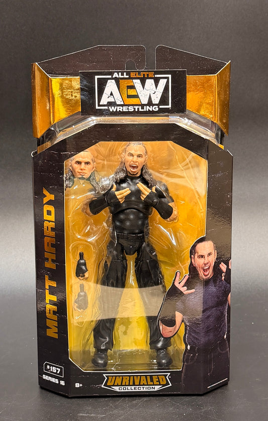"Matt Hardy" (#157) AEW: Unrivaled Collection Series 16 Wrestling Action Figure Jazwares LLC 2022