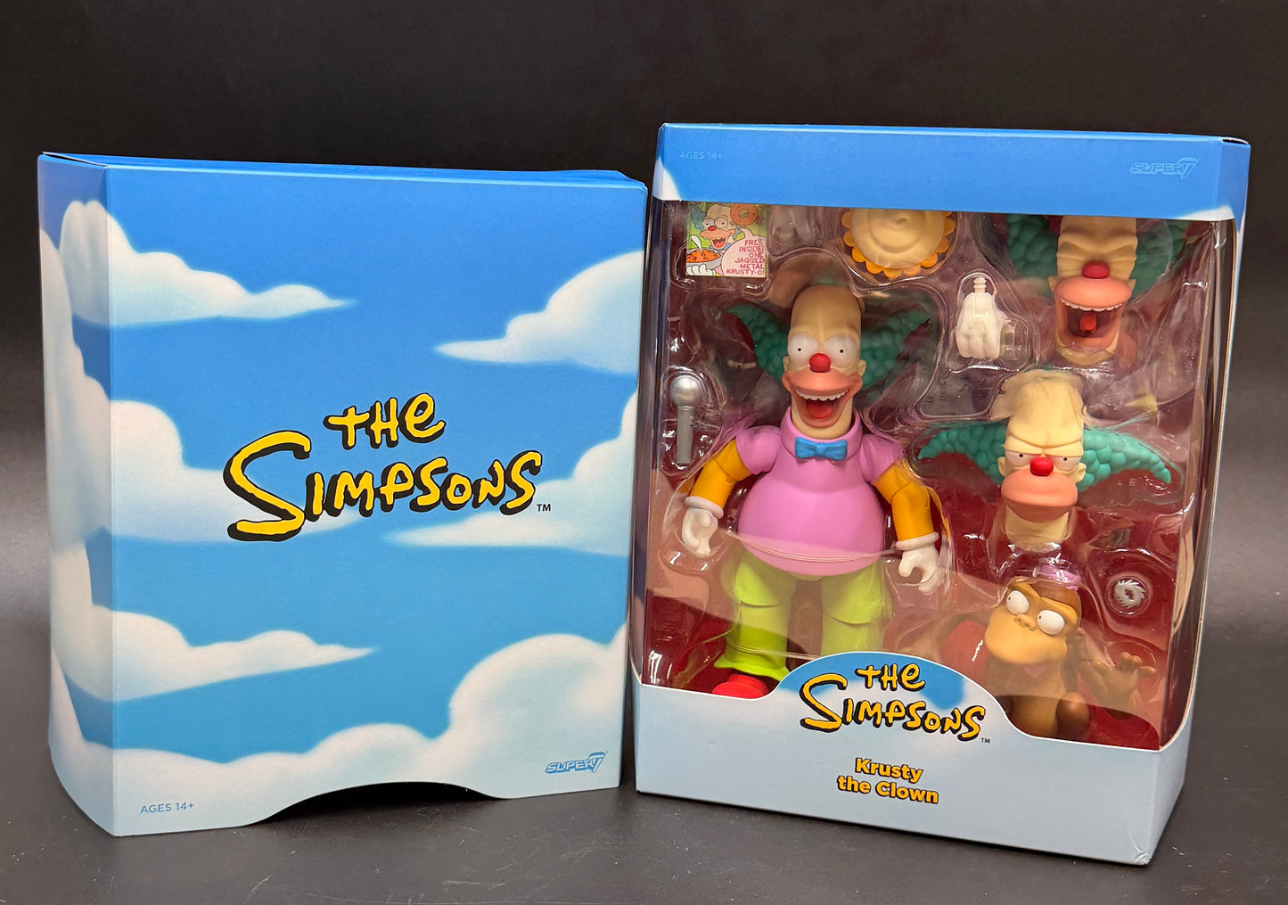 Krusty the Clown The Simpsons 7 in. Action Figure Ultimates! Super7