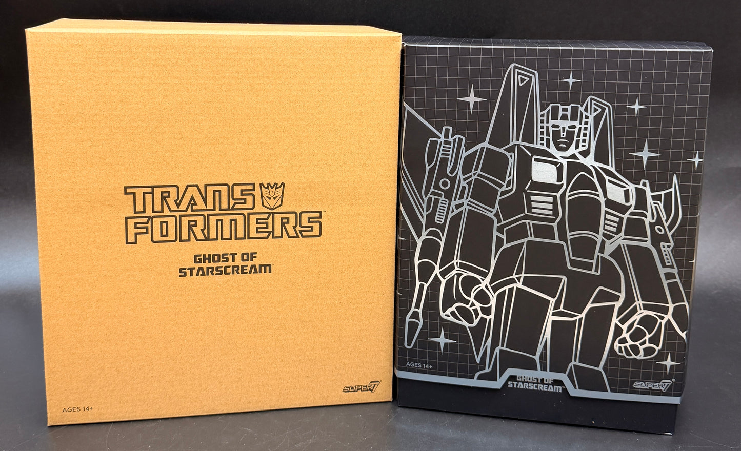 Ghost of Starscream Transformers 7 in. Action Figure Ultimates! Super7