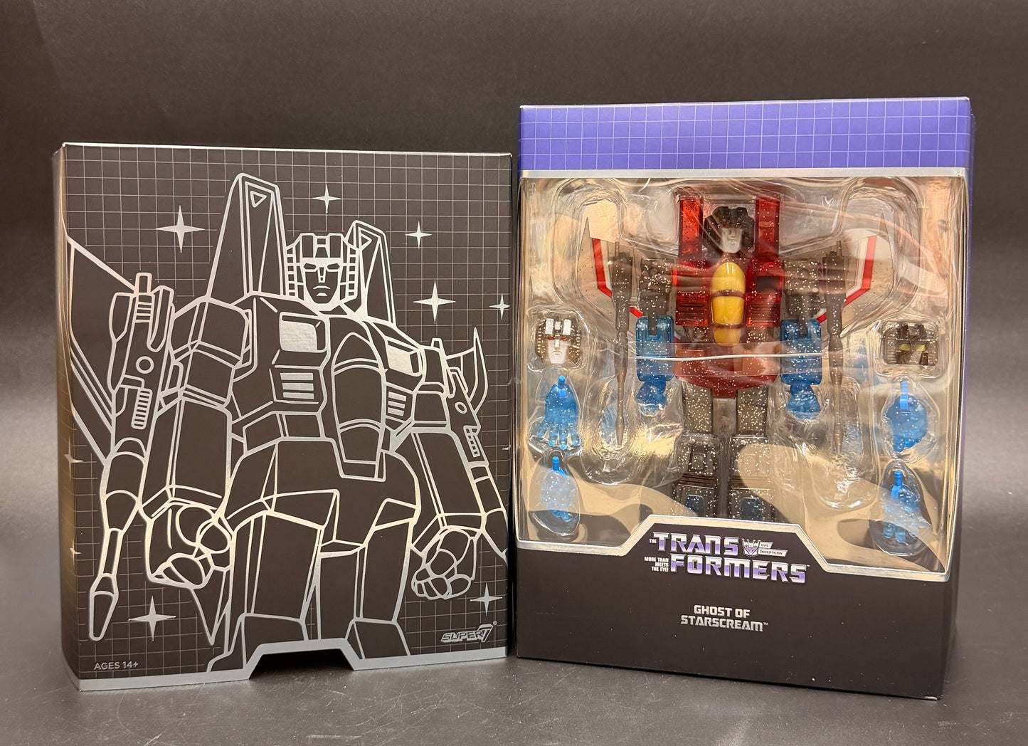 Ghost of Starscream Transformers 7 in. Action Figure Ultimates! Super7