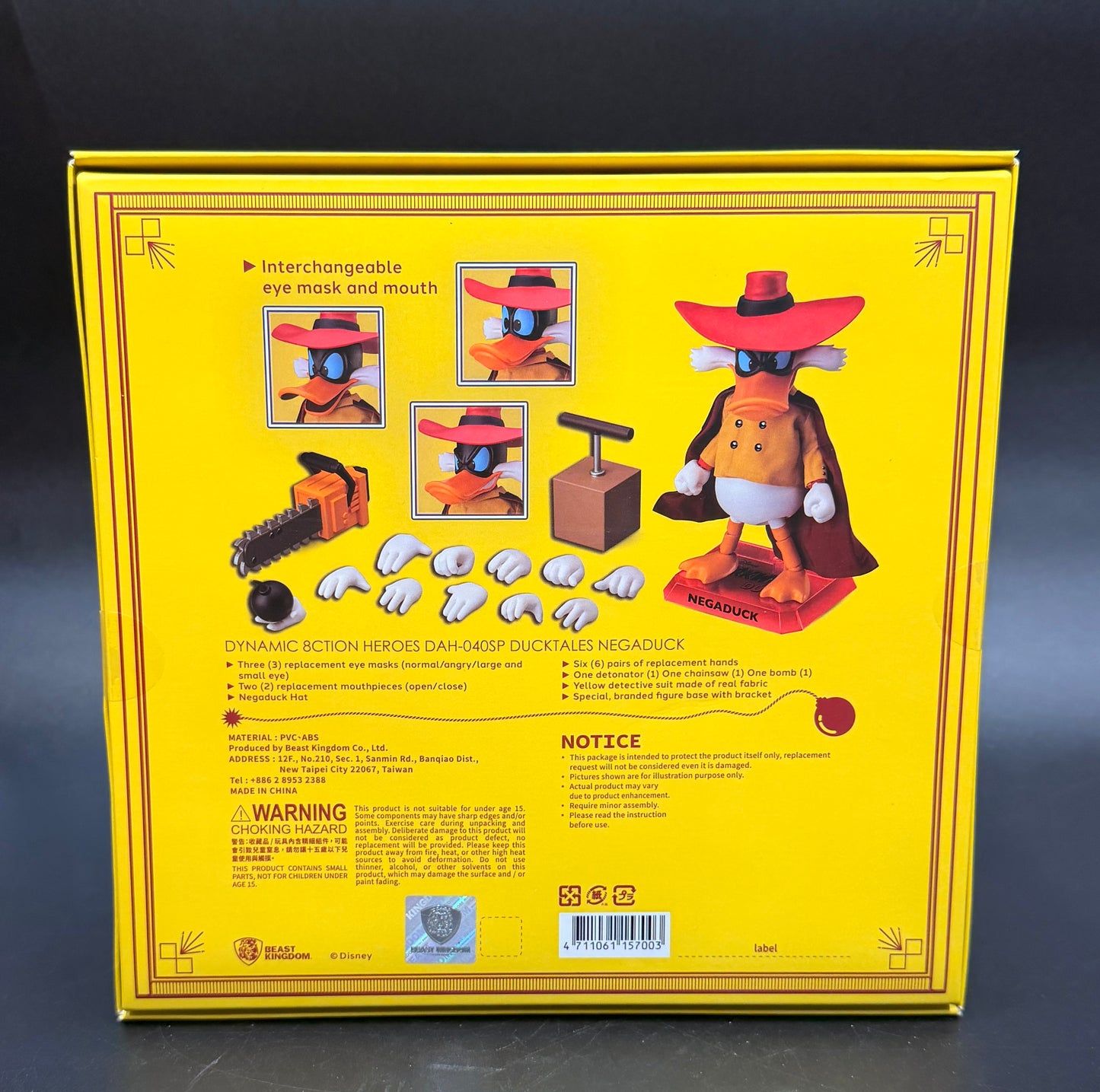 Negaduck (BBTS Exclusive) Darkwing Duck DAH-040SP Dynamic 8ction Heroes Action Figure Beast Kingdom