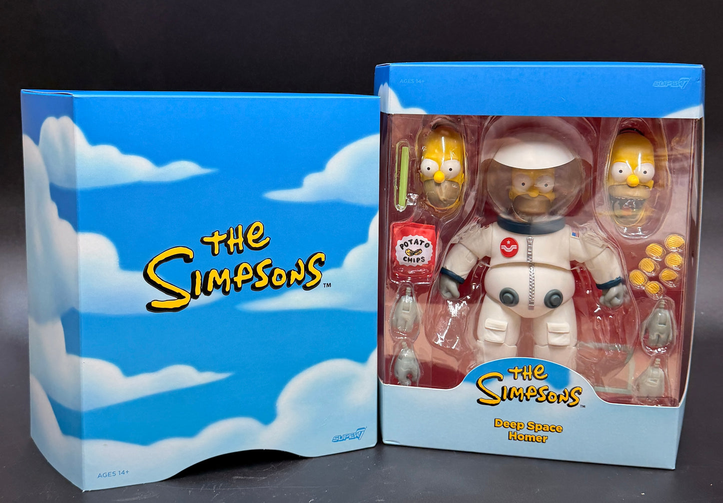 Deep Space Homer The Simpsons (Wave 1) 7 in. Action Figure Ultimates! Super7