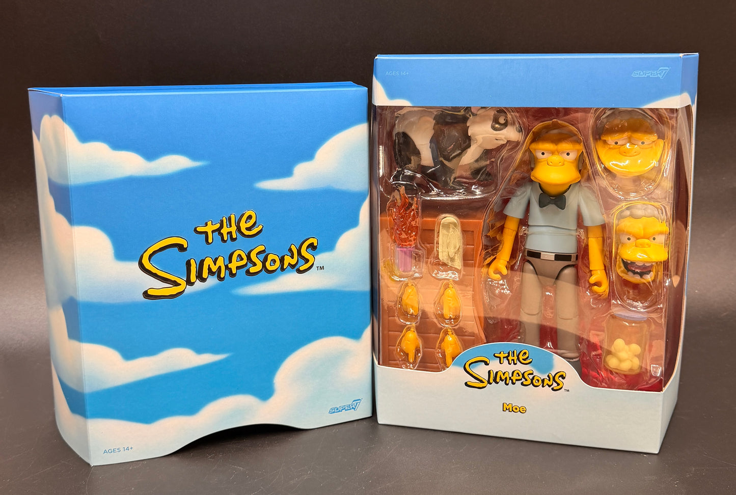 Moe The Simpsons (Wave 1) 7 in. Action Figure Ultimates! Super7
