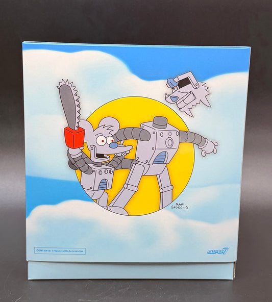 Robot Itchy The Simpsons (Wave 1) 7 in. Action Figure Ultimates! Super7