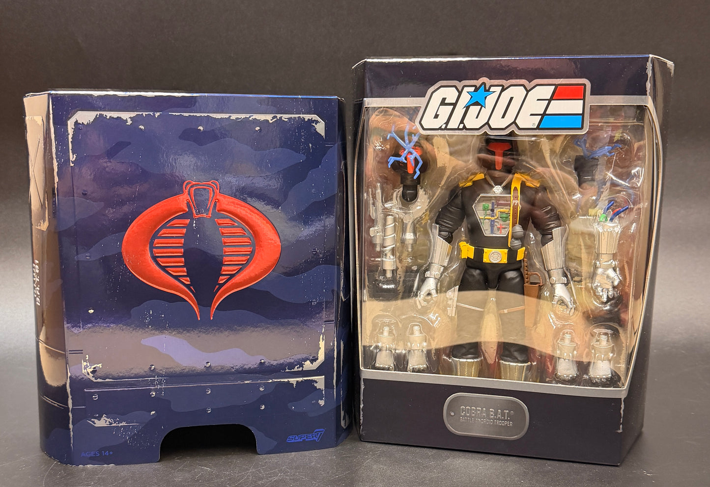 Cobra B.A.T. GI Joe (Wave 1) 7 in. Action Figure Ultimates! Super7
