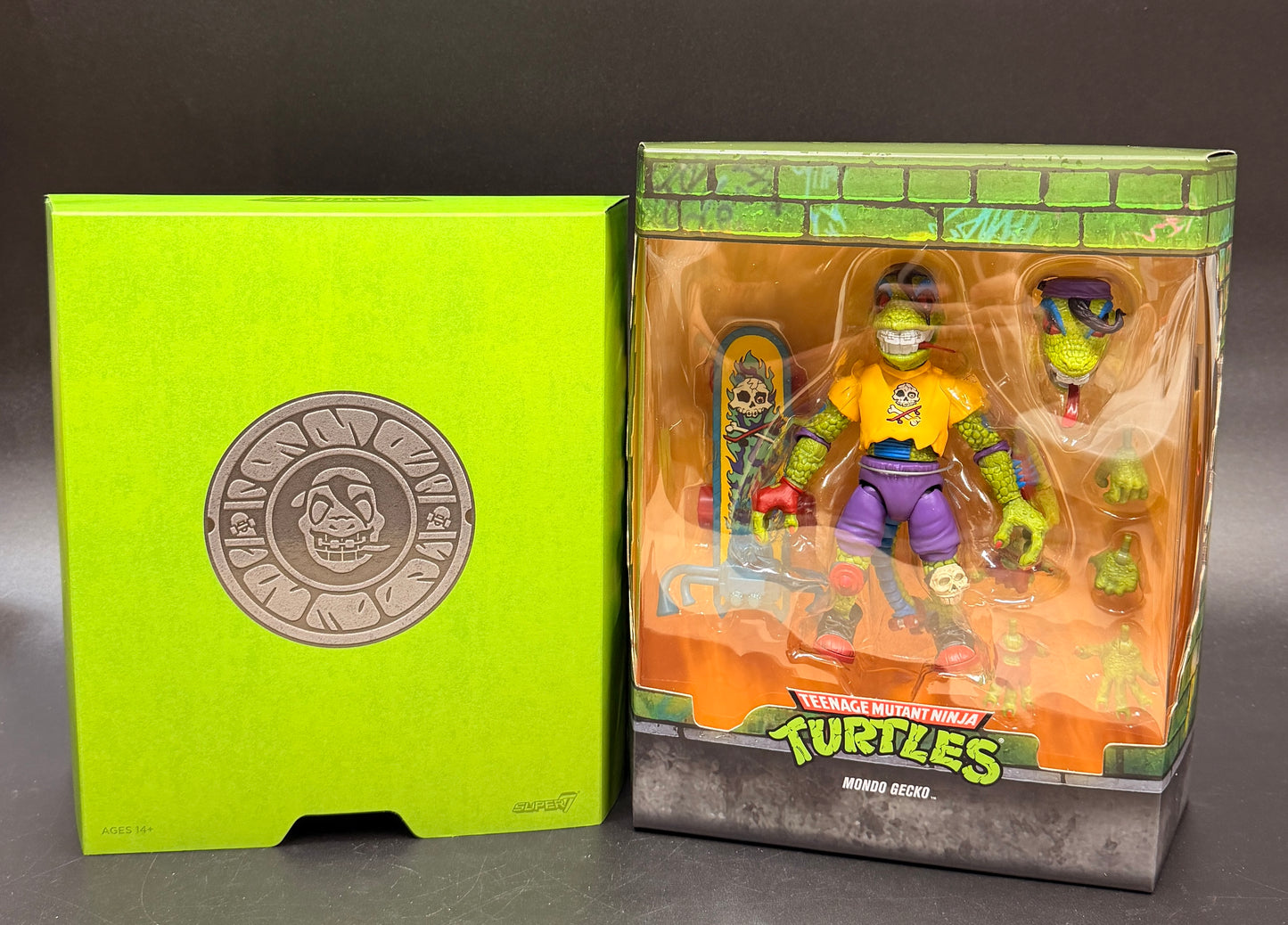 Mondo Gecko Teenage Mutant Ninja Turtles 7 in. Action Figure Ultimates! Super7