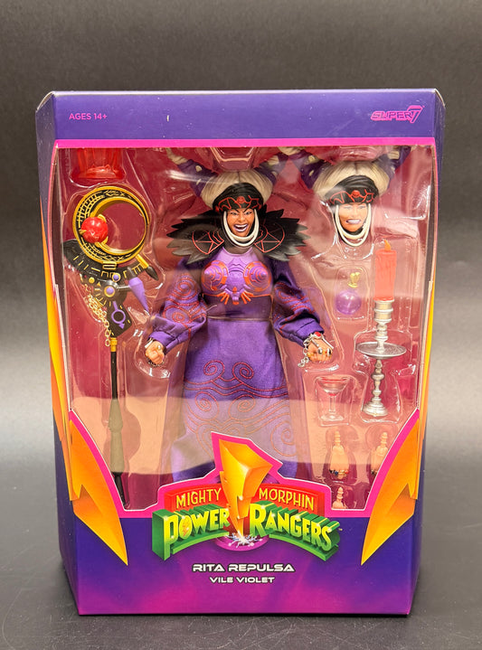 "Rita Repulsa" (Vile Violet) Might Morphin Power Rangers 7 in. Action Figure Ultimates! Super7