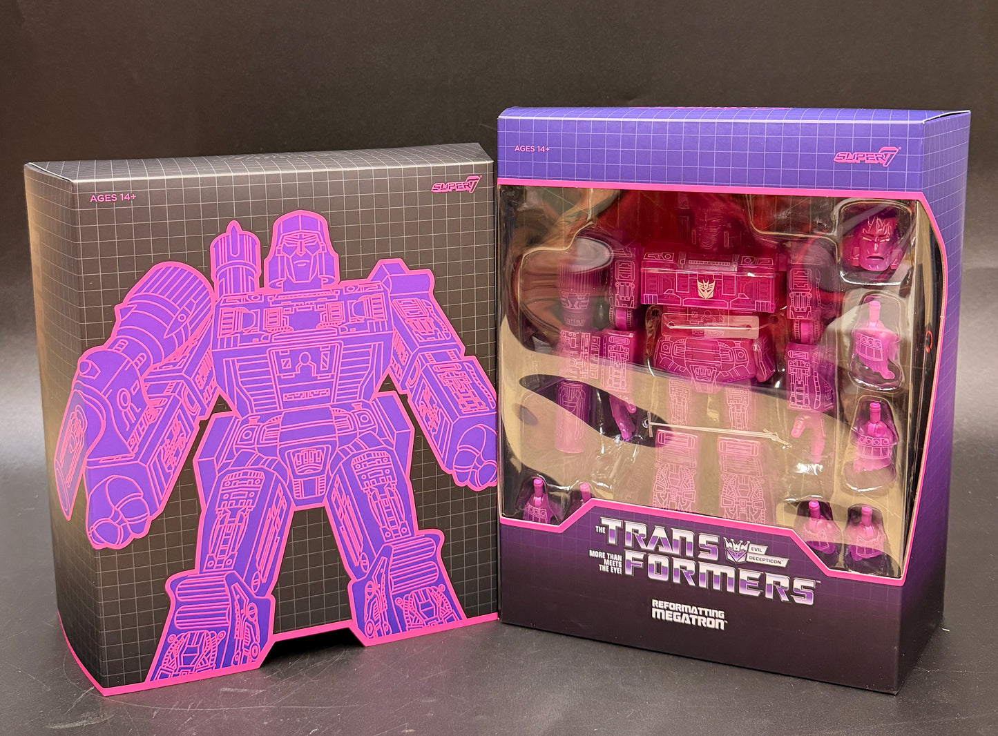 Megatron (Reformatting) Transformers 7 in. Action Figure Ultimates! Super7