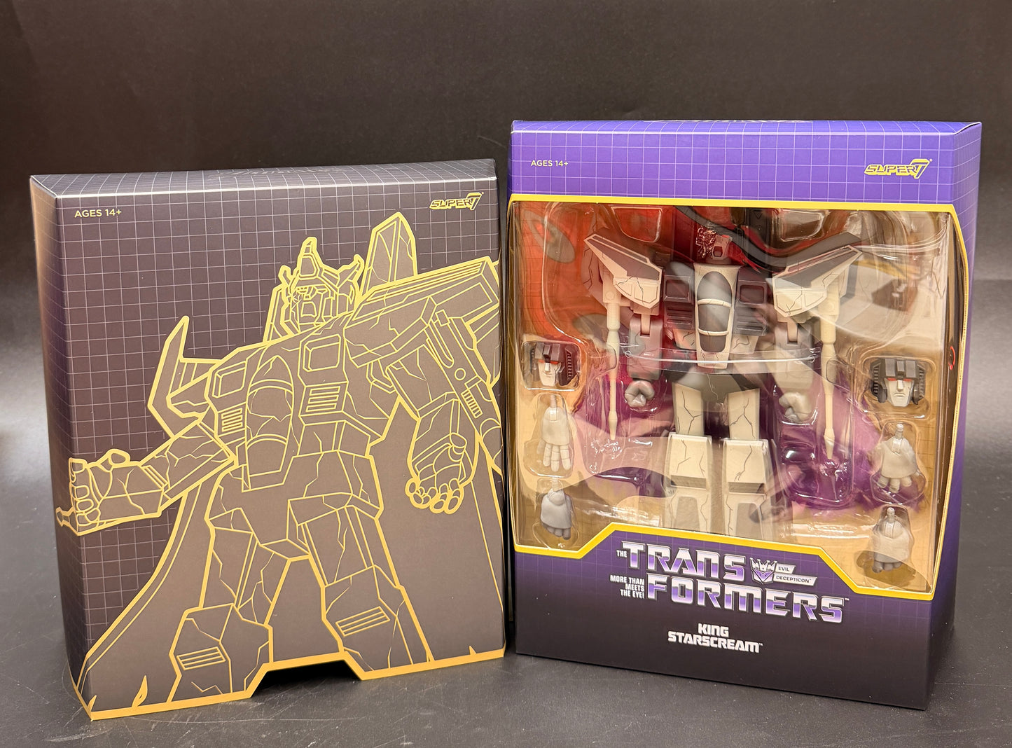 King Starscream (Fallen) Transformers 7 in. Action Figure Ultimates! Super7