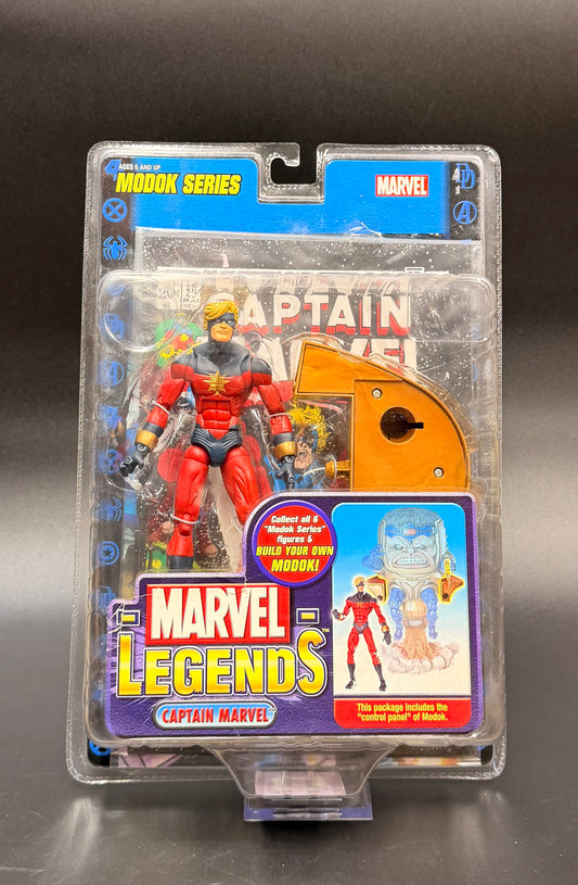 "Captain Marvel" (MODOK BAF Series) Marvel Legends Action Figure Toybiz 2006