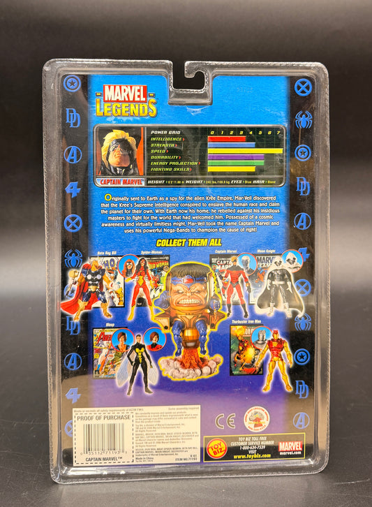 "Captain Marvel" (MODOK BAF Series) Marvel Legends Action Figure Toybiz 2006