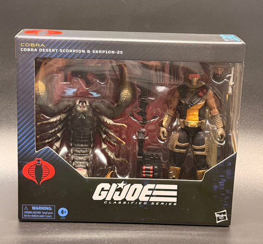 "Cobra Desert Scorpion & Skrp1on-25" GI Joe Classified #180 Series Action Figure Hasbro