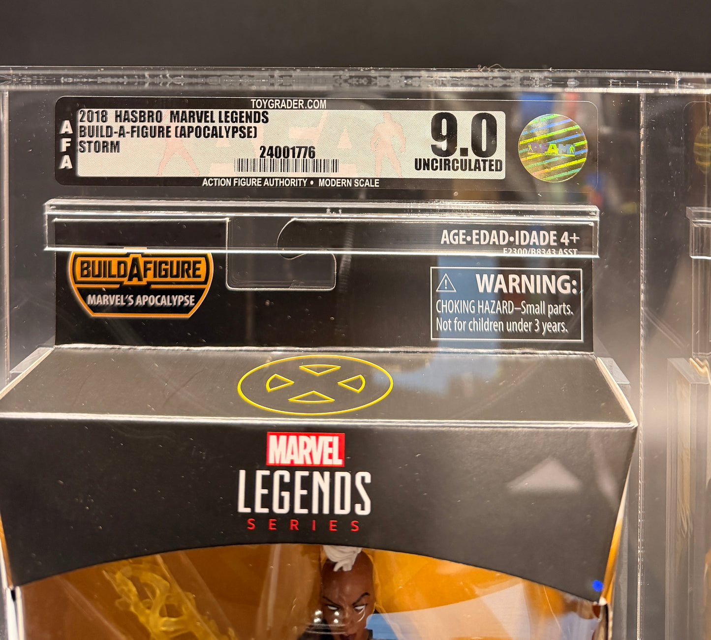 "Storm" (Apocalypse BAF) 6 in. Action Figure Marvel Legends AFA Graded 9 Uncirculated 2018