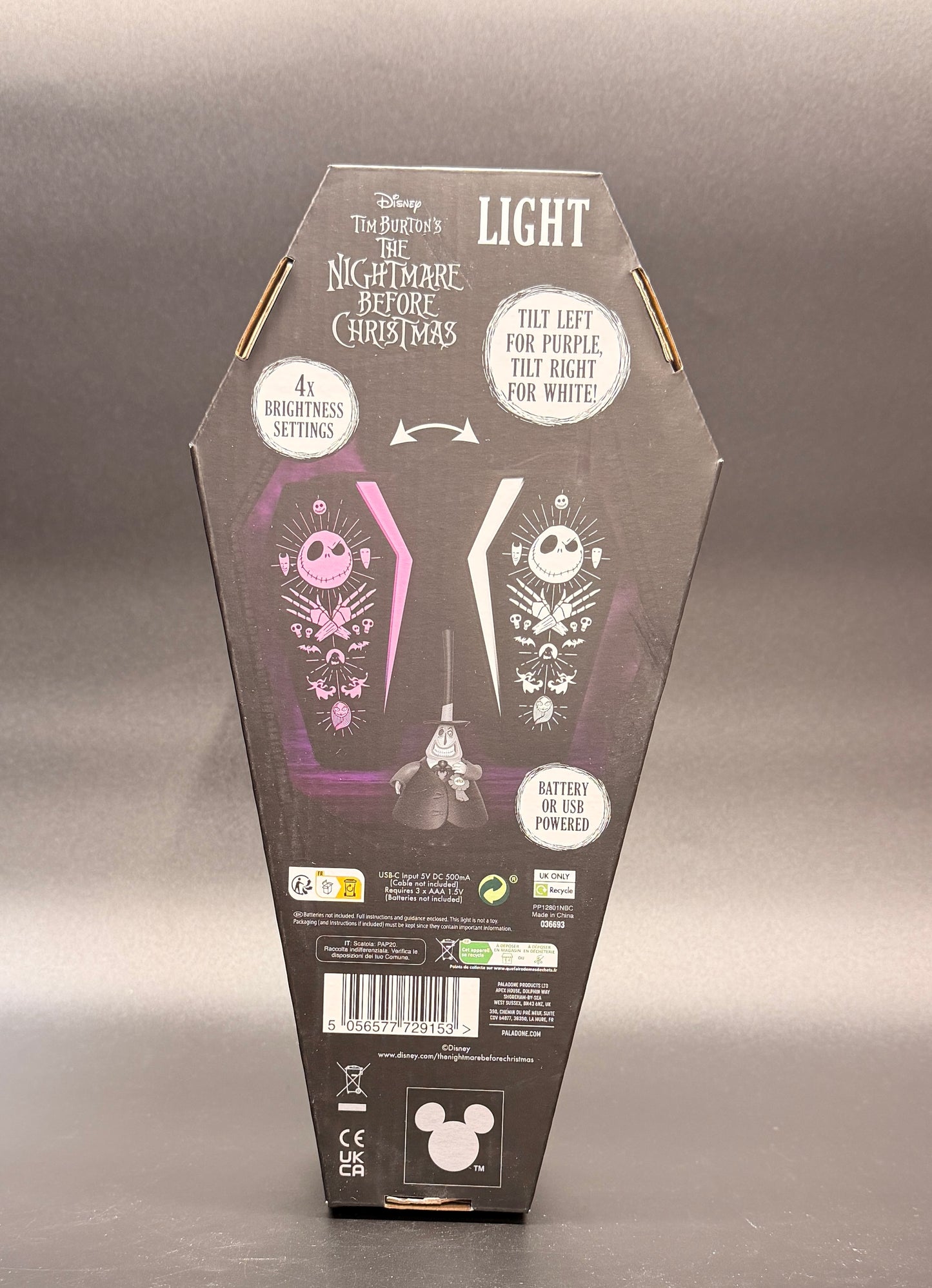 Nightmare Before Christmas Coffin 3D Light Paladone