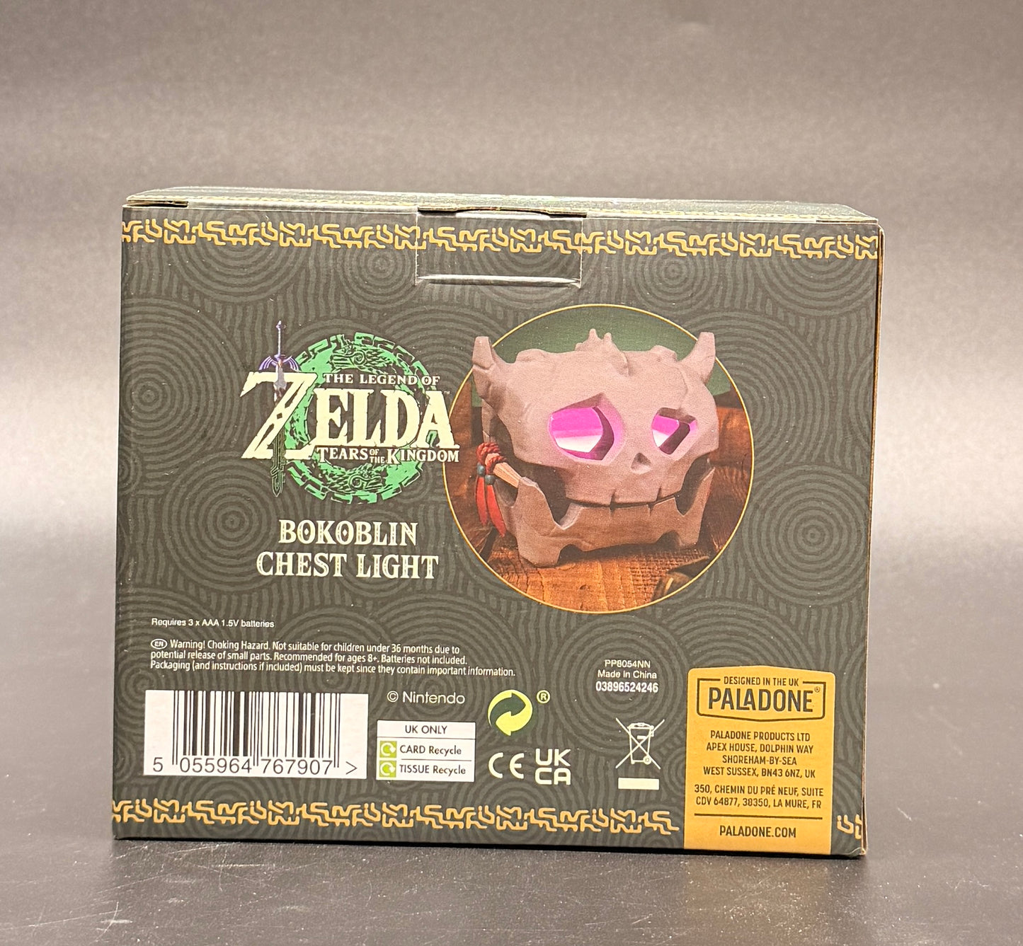 Legend of Zelda: Tears of the Kingdom Bokoblin Chest Light with Sound