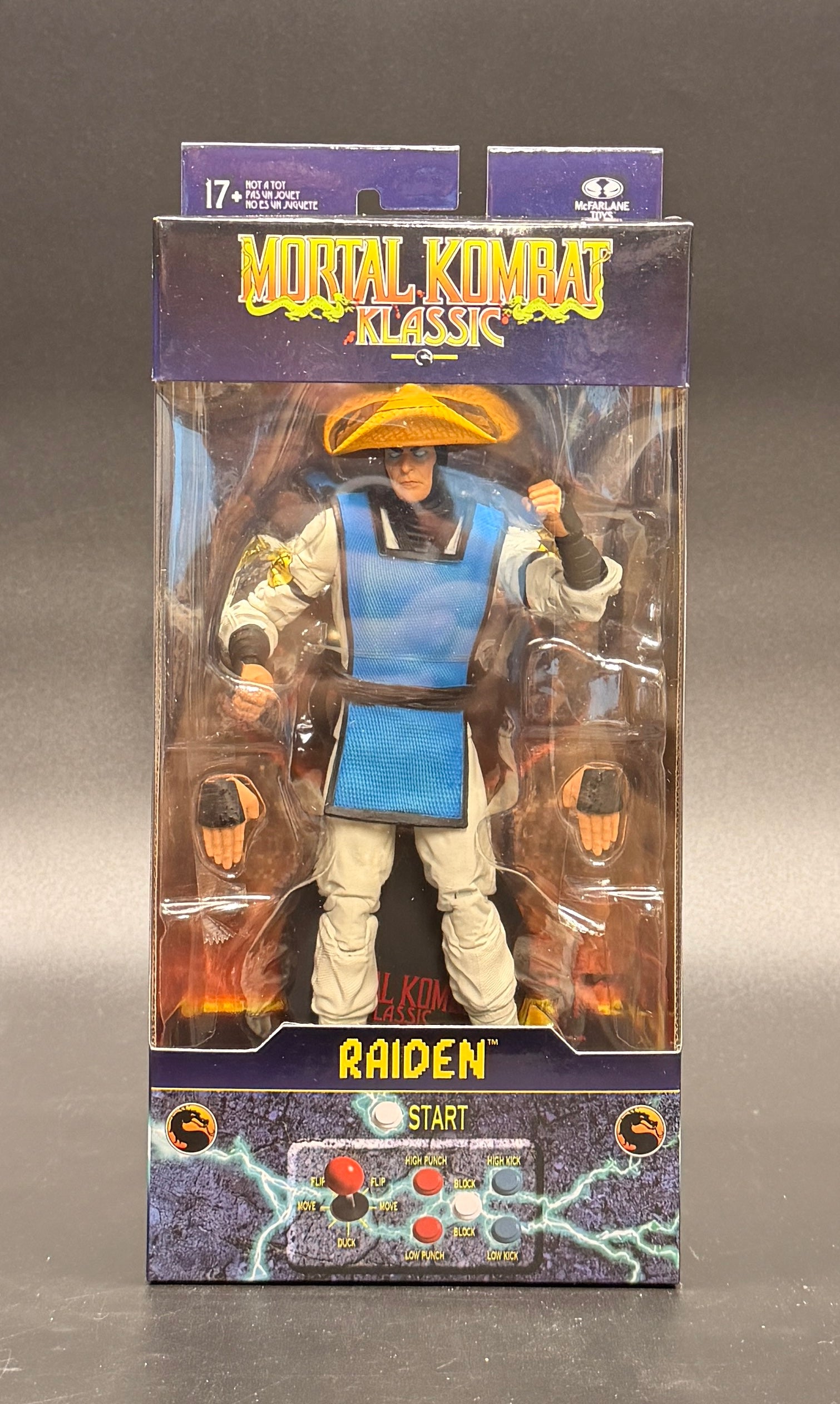 Raiden McFarlane Mortal Kombat Klassic Figure 2025