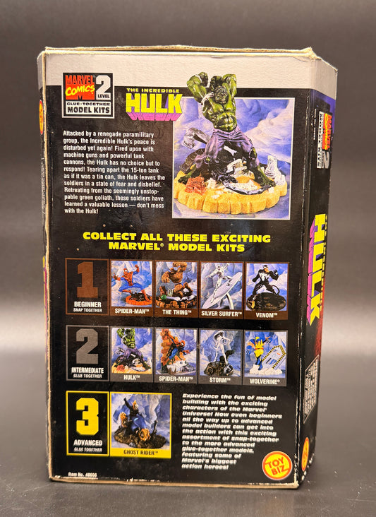 Incredible Hulk Marvel Comics Level 2 Model Kit ToyBiz 1999