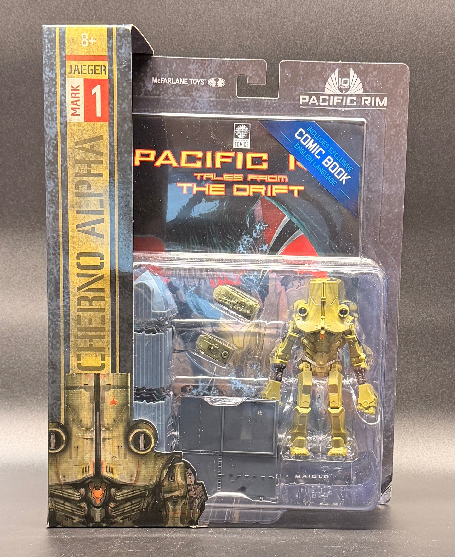 Pacific Rim: Tales From The Drift Cherno Alpha 4" Action Figure Playset with Comic McFarlane Toys
