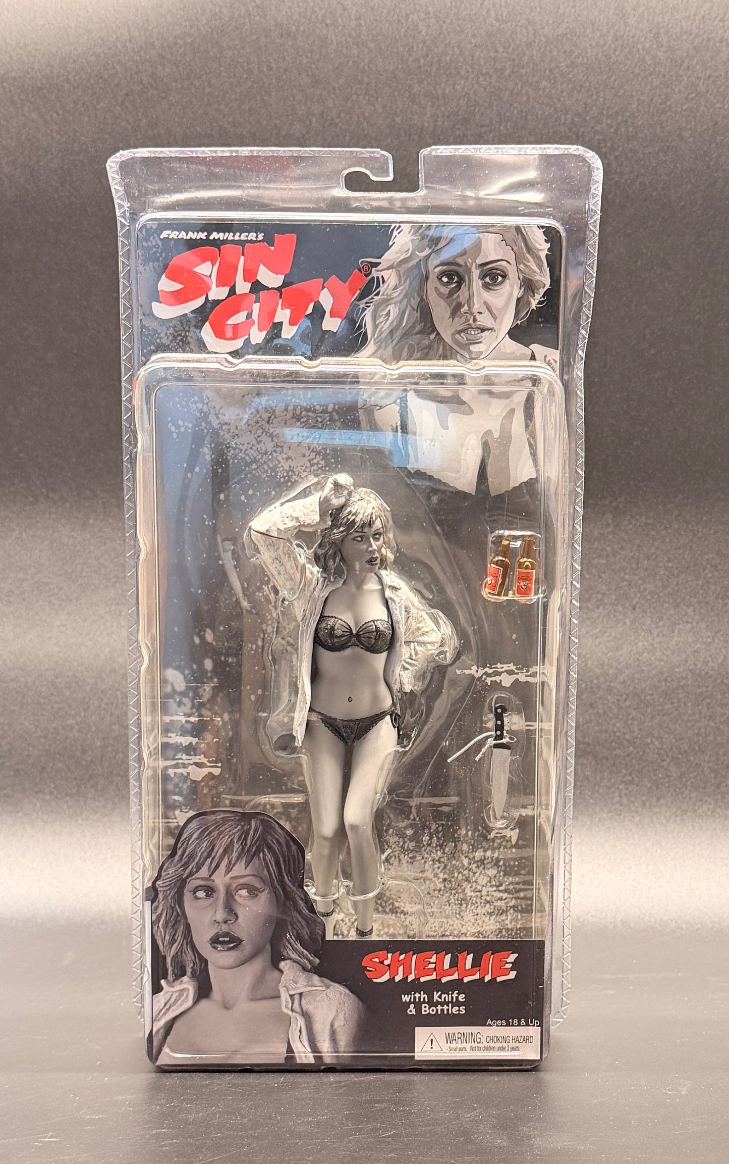 NECA Sin City Series 2 – Shellie (Black and White Variant) Action Figure (2005)