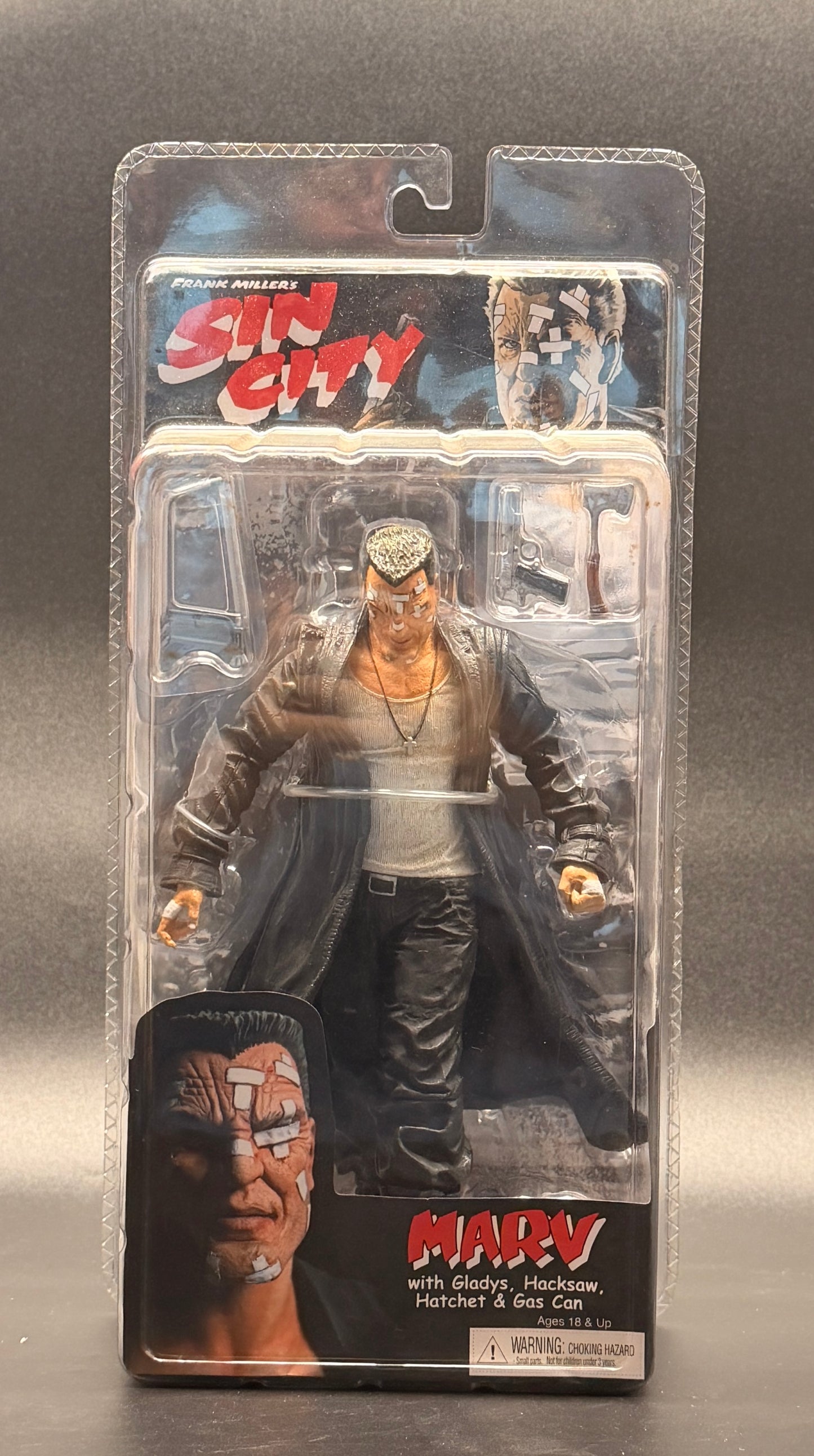 NECA Sin City Series 1 – Marv (Color Variant) Action Figure (2005)