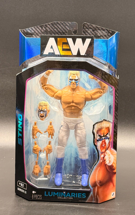 Sting (#82) AEW: Luminaries Collection Series 11 Wrestling Action Figure – Jazwares 2025