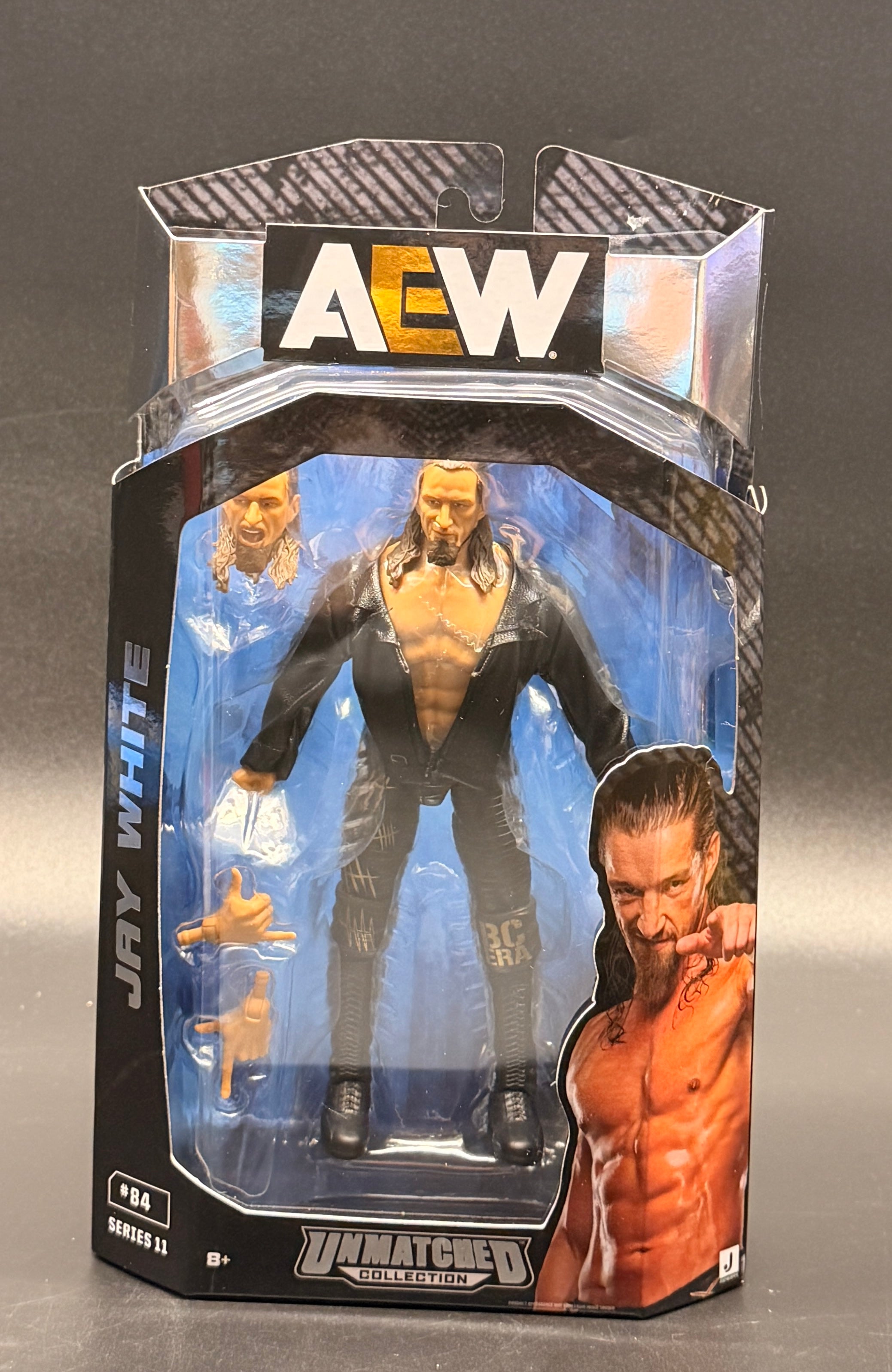 Jay White (#84) AEW: Unmatched Collection Series 11 Wrestling Action Figure – Jazwares 2025