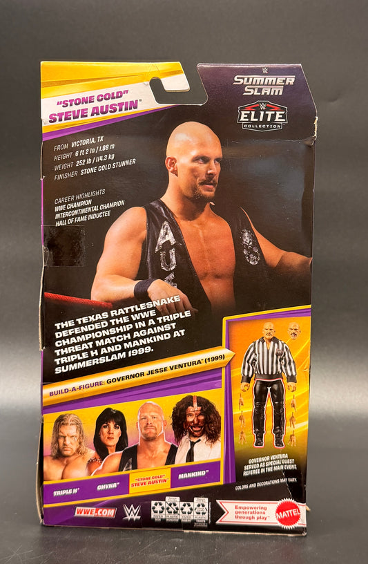 Stone Cold Steve Austin Mattel WWE Elite Collection (Summer Slam) BAF Jesse Ventura
