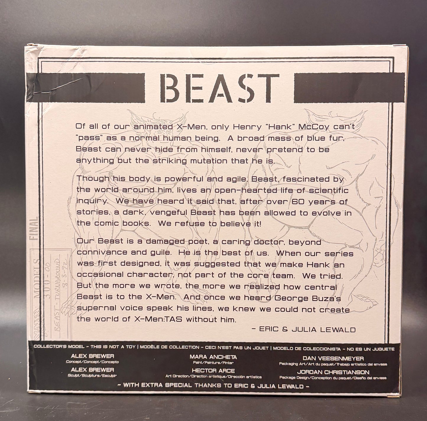 Beast MONDO X-Men ‘97 Exclusive Deluxe Limited Edition 1/6 Scale Figure